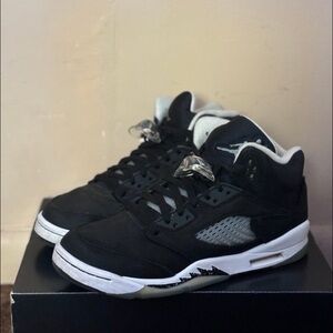 Jordan Black and White Sneakers